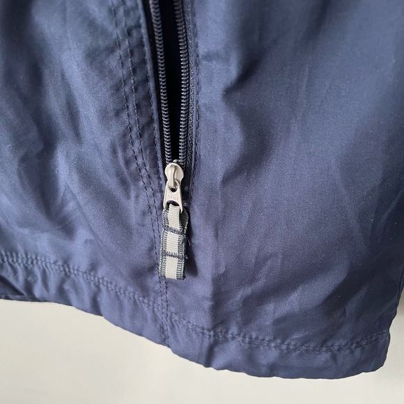 EUC ALO Yoga Wind Jacket - Navy Blue with Reflectors Size Medium - Picture 6 of 7